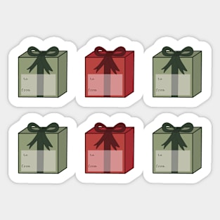 Christmas Gift Tag Pack Sticker